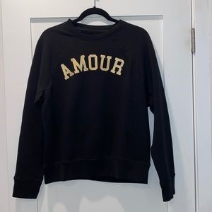 ZADIG & VOLTAIRE “Amour” sweater in black